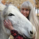 Deb Kidwell and the American Mammoth Jackstock