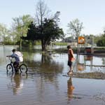Photos: Floodwaters at Red Star District in Cape Girardeau, Southeast Missouri Receding